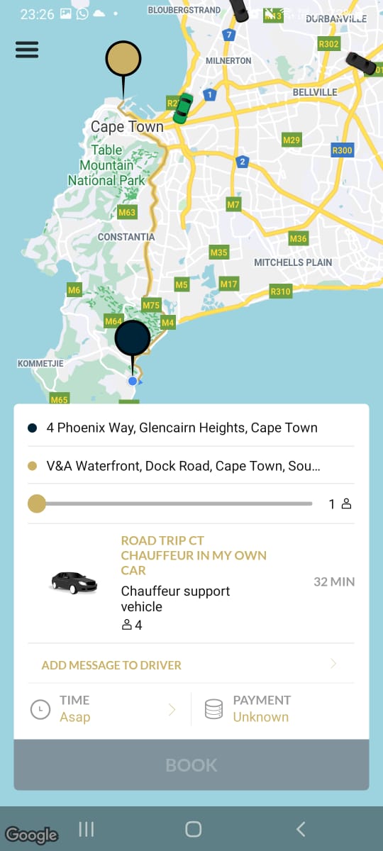 Chauffeur and shuttle services